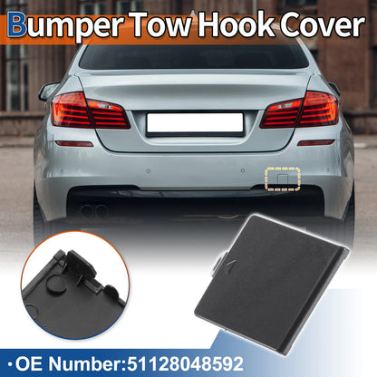 Rear Car Bumper Tow Hook Cover for BMW 5 Series F10 (2011–2017) No. 51128048592 Mineral Grey