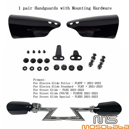 Motorcycle Handguards Mounting Bracket for Harley Electra Glide Police (21-)