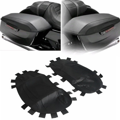 Leather Side Saddlebag Lid Covers for Harley CVO Road Glide FLTRXSE (2023)