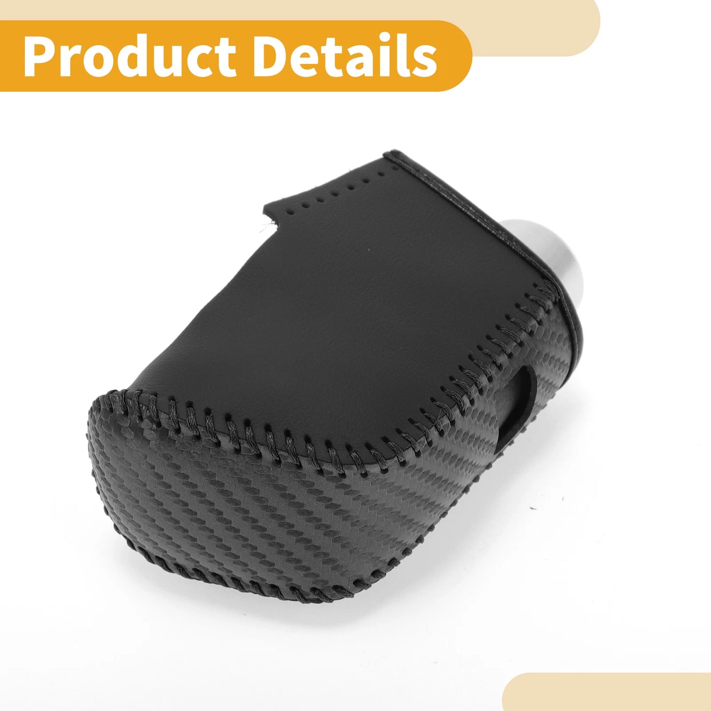 Gear Shift Knob Cover for Nissan Altima (2019–2024) Black Carbon Fiber