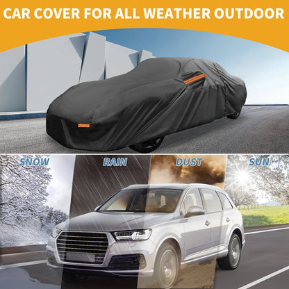 Waterproof Car Cover for Toyota Supra (190T-PU, Black)