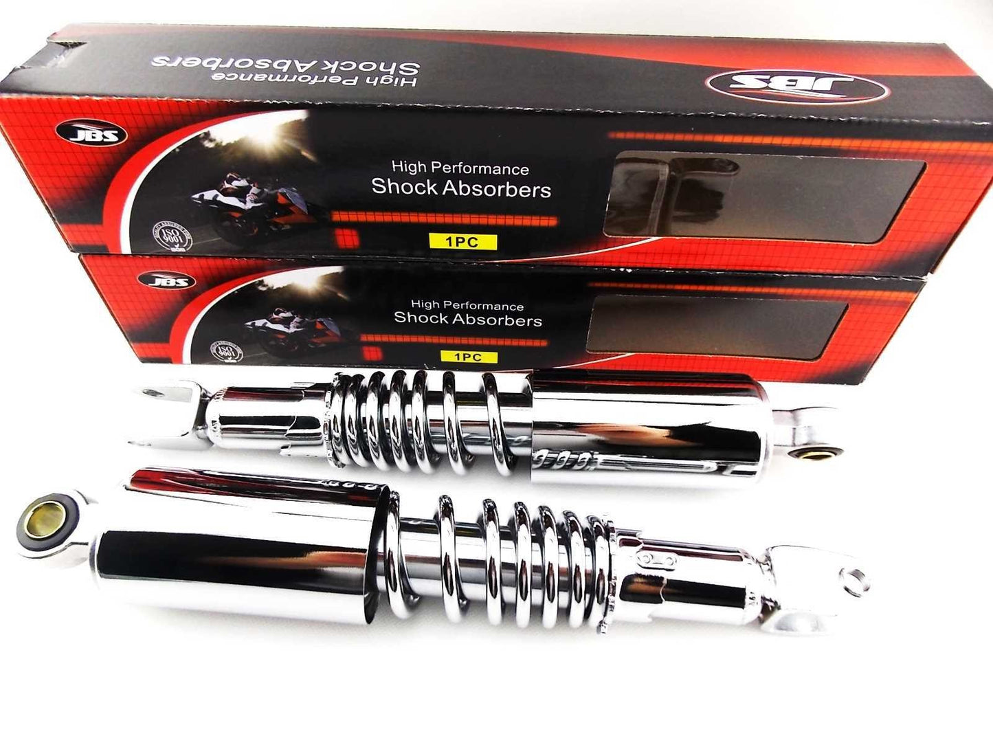 Chrome Rear Shock Absorbers for Honda CB77 Superhawk (1961–1967)