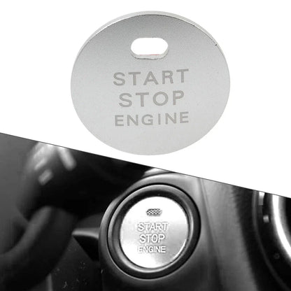 Silver Engine Start Push Button Cover Trim for Mazda 3 6 Atenza CX-5 (2014-2023)