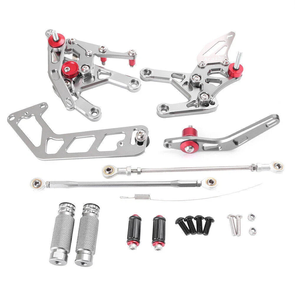 CNC Adjustable Rearset Footpegs for Yamaha MT-10, FZ-10 (2016-2017)