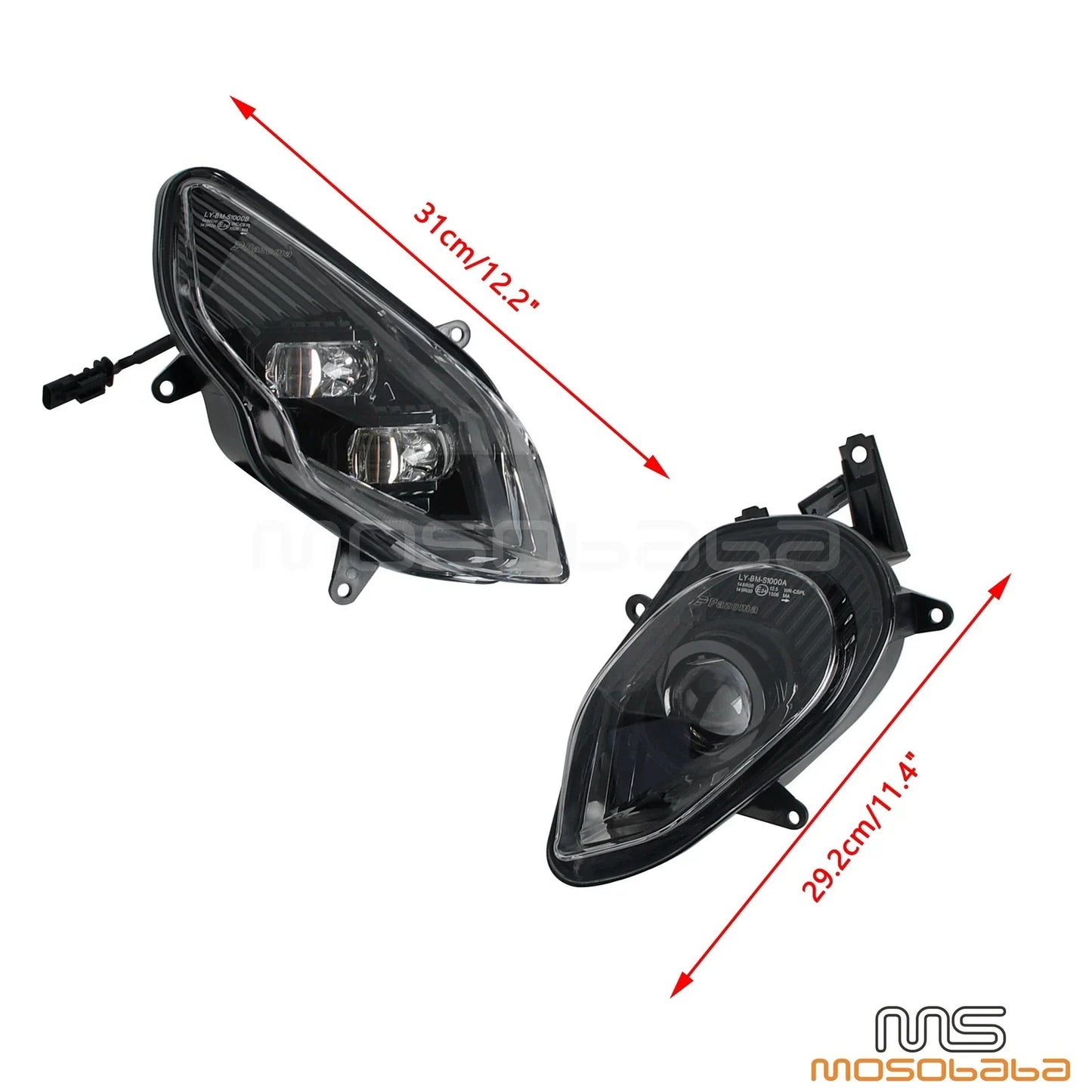 LED Headlight Set for BMW S1000RR K46 (2015-2018)