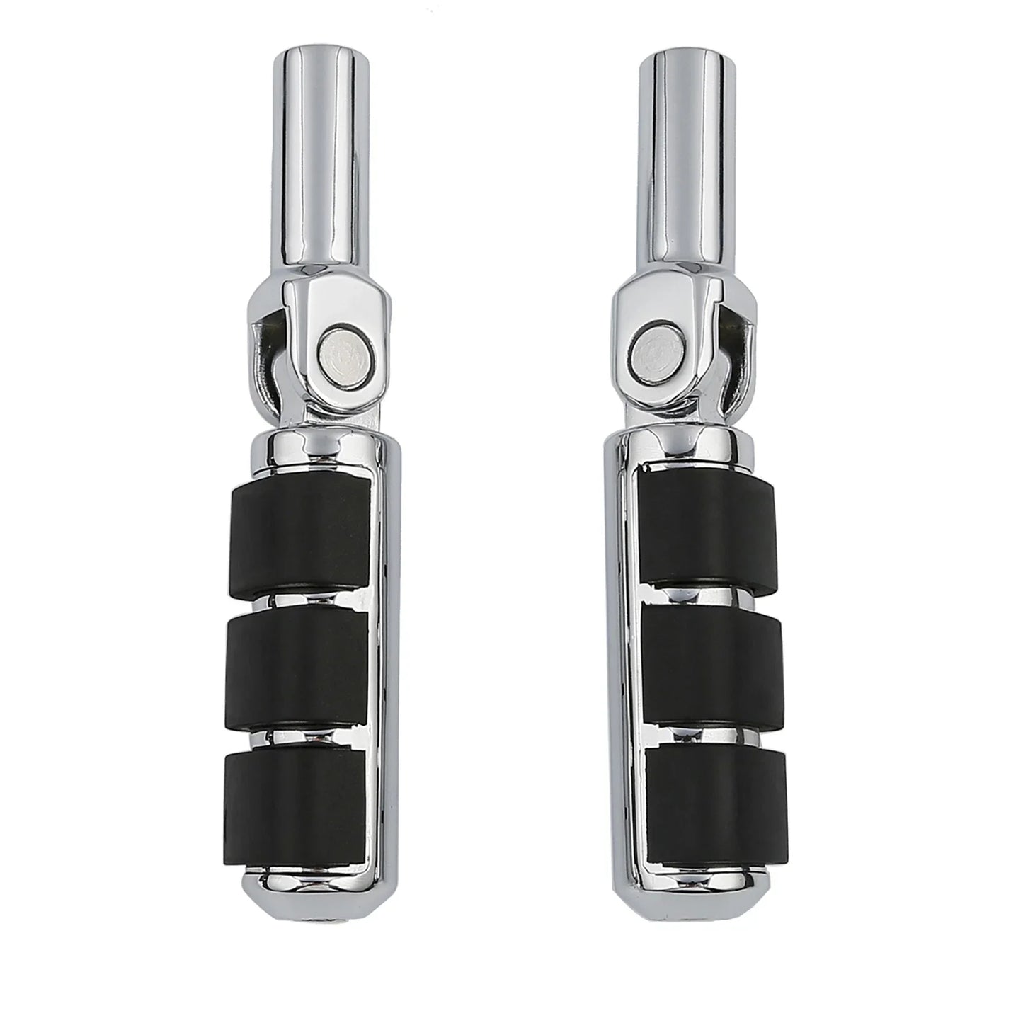 Slim Chrome Rear Foot Pegs Mount for Harley Softail Cross Bones (2008-2017)