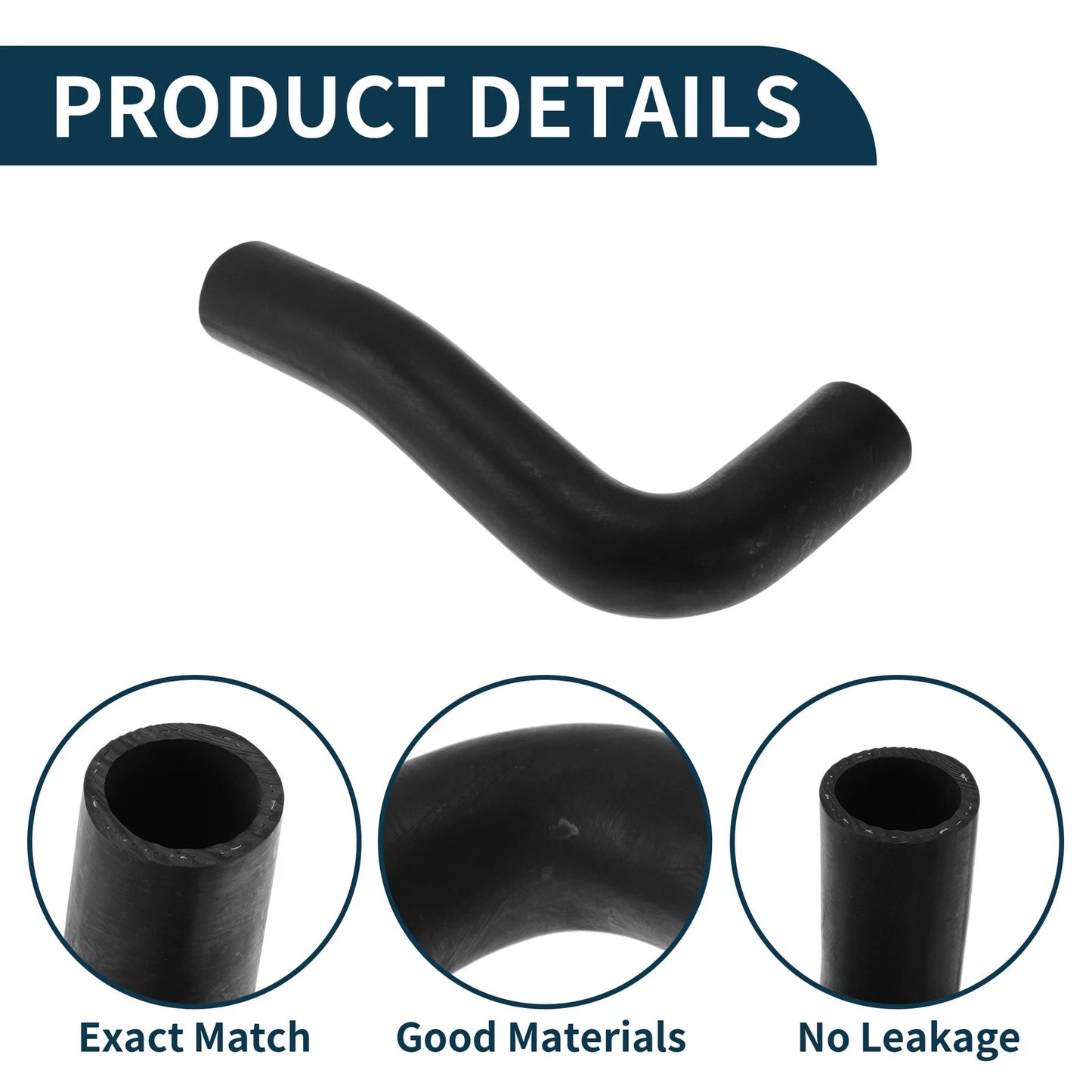 Radiator Hose for BMW 525i 2.5L (1991–1995) No. 11532483283 Rubber