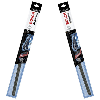 Front Pair Wiper Blades for Nissan Navara D40 (2005–2009)