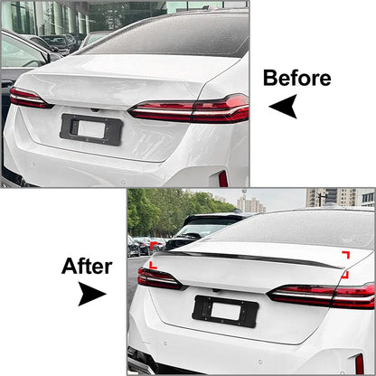 Glossy Black Rear Trunk Spoiler Wing for BMW 5 Series i5 (2024+)