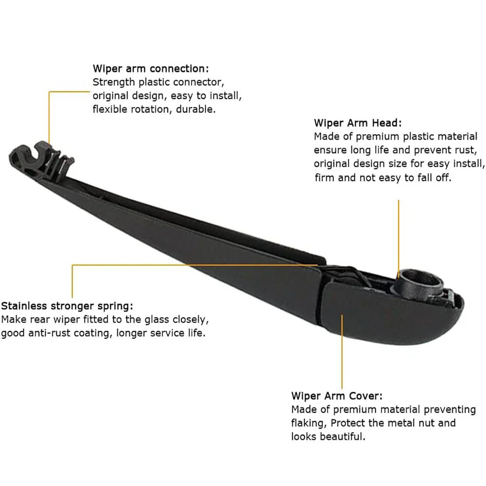 Rear Wiper Arm Blade Set for 2011-2018 Jeep Grand Cherokee (2011-2018)