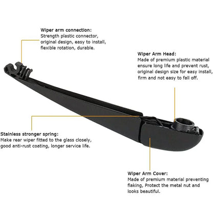 Rear Wiper Arm Blade Set for 2011-2018 Jeep Grand Cherokee (2011-2018)
