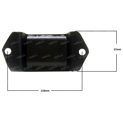 2 Rear Bump Stops for Toyota Landcruiser (1999–2006)