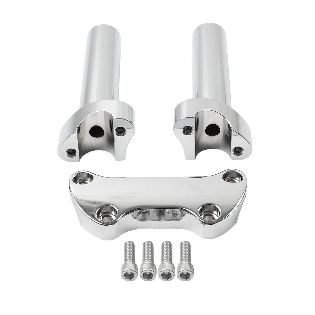 5.5" Handlebar Riser with 1" Top Clamp for Harley Night Train Low Rider Softail