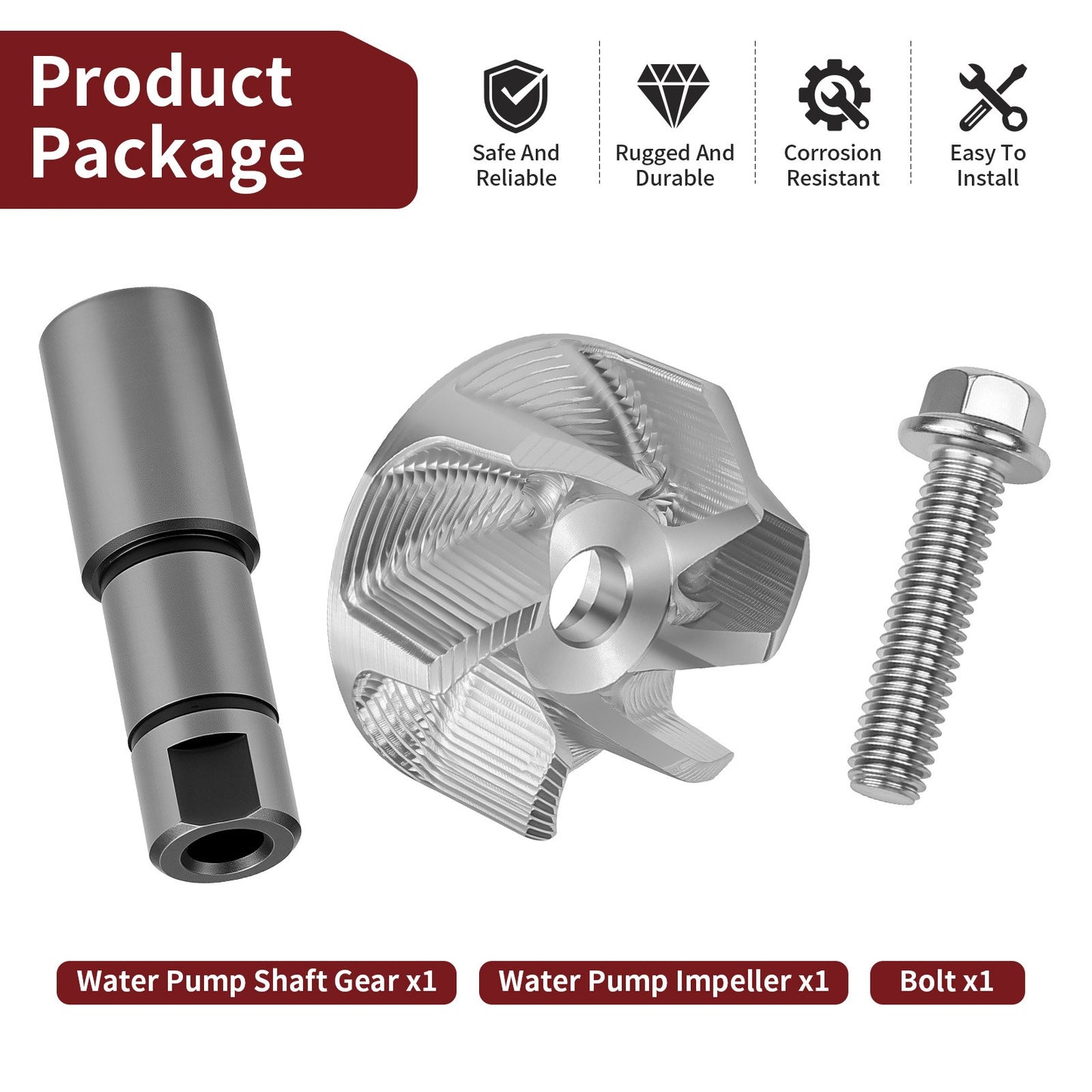 Water Pump Impeller for Kawasaki KX450X (2021–2024)
