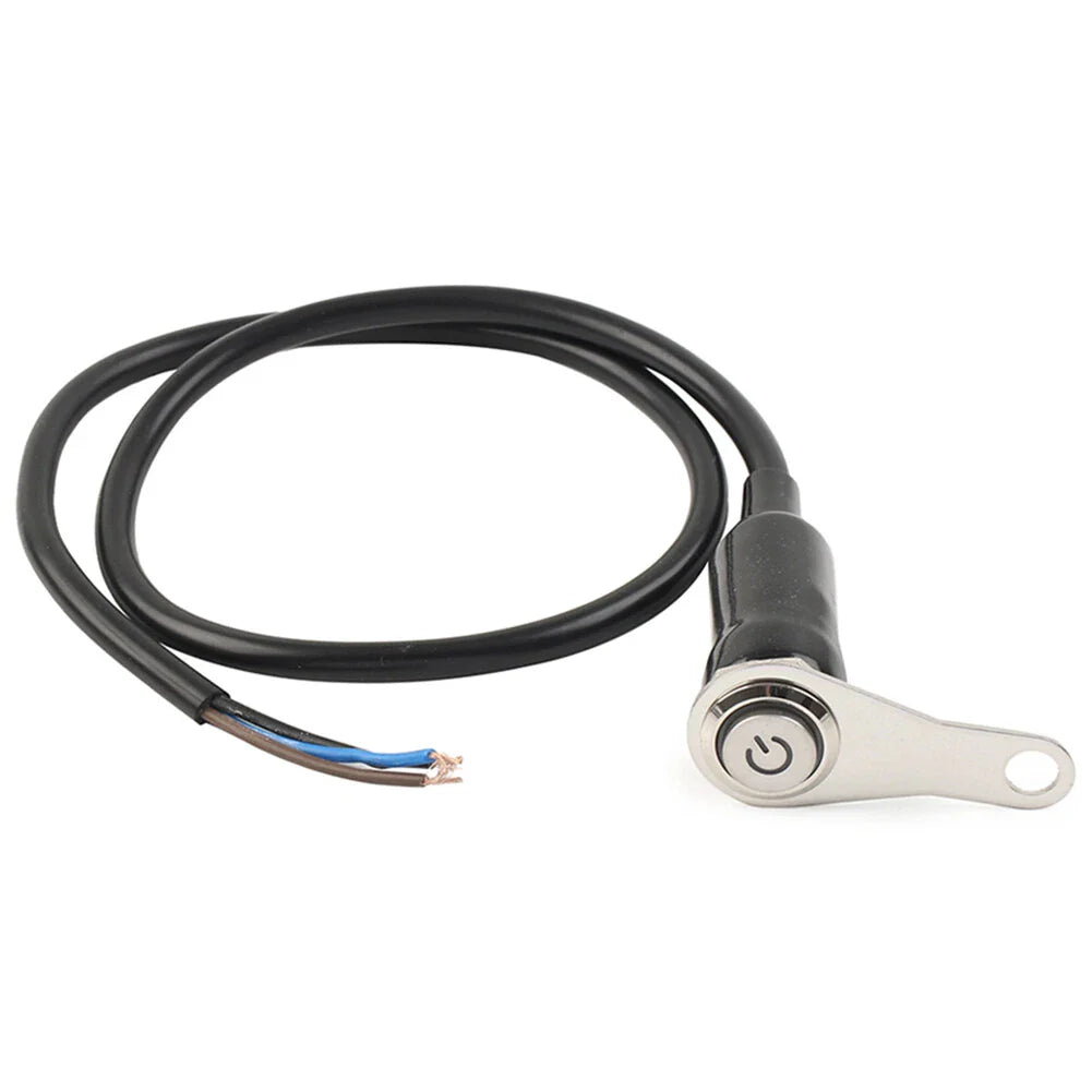 LED Switch ON/OFF for 7/8" Handlebar Mount Push Button Fog Headlight B