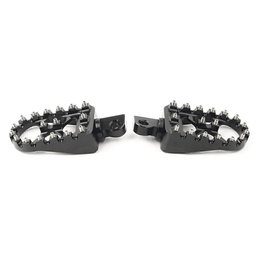 Wide Foot Pegs MX Style for Harley Dyna Sportster Iron 883 Fatboy (2004-2023)