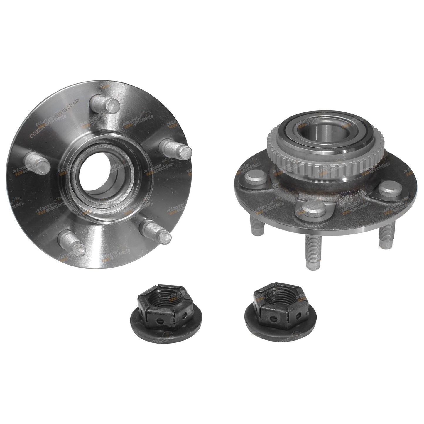 2X Front Wheel Bearing Hubs for Ford AU BA BF XR XT XL RTV XLS SR XR6 XR8 (2002–2008)