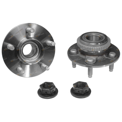 2X Front Wheel Bearing Hubs for Ford AU BA BF XR XT XL RTV XLS SR XR6 XR8 (2002–2008)