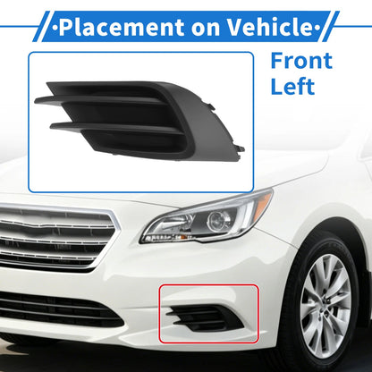 Fog Light Grille No.SU1038141 for Subaru Legacy (2015–2017) Black ABS