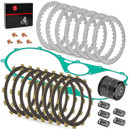 Clutch Friction Steel Plates & Gasket for Kawasaki Vulcan VN800 VN900 (1996–2010)