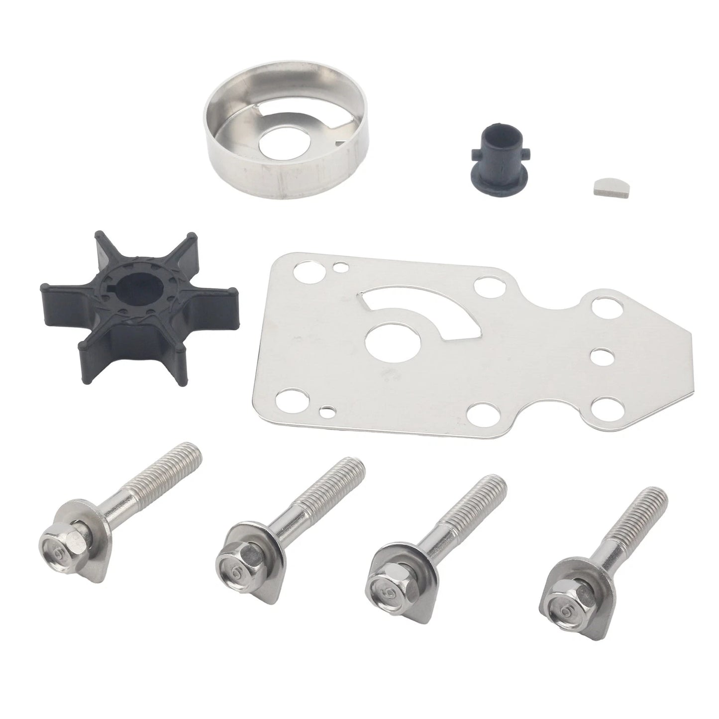 Water Pump Impeller Kit for Yamaha Outboard 9.9 15 HP (1990–2023)