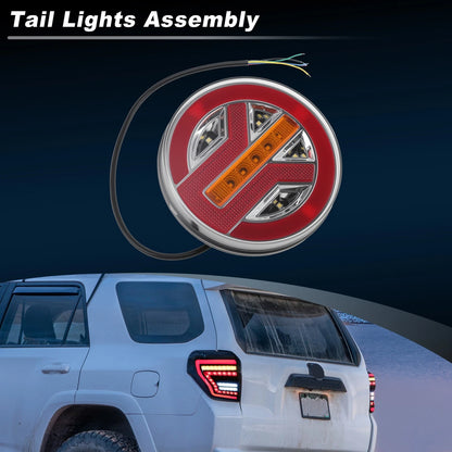 Rear Lights for 12-24 V Vehicles (Red Yellow)