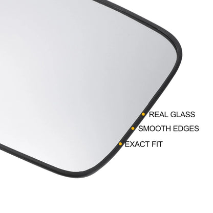 Left Side Heated White Mirror Glass for Hyundai Santa Fe (2007-2012)