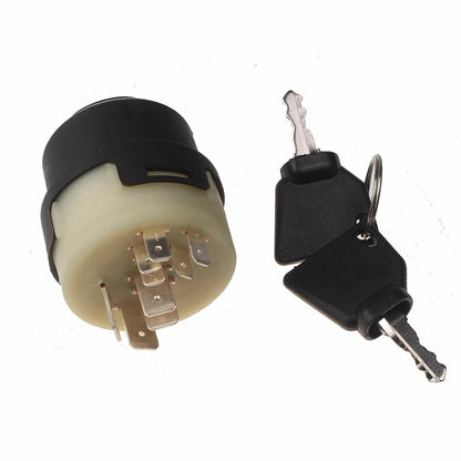 Ignition Switch with 2 Keys for JCB New Holland NH Case