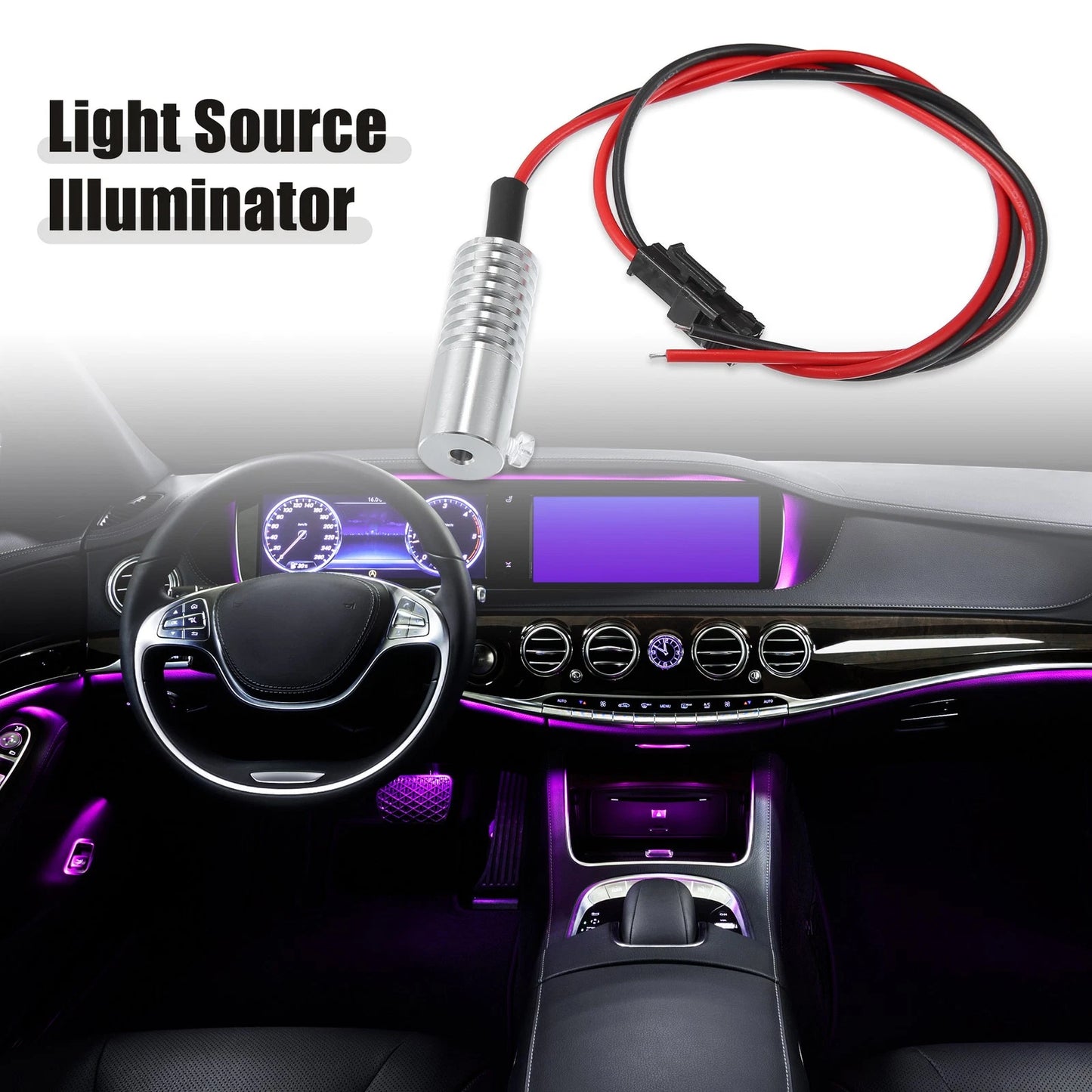 LED Light Source for DIY Car Projects (12V, 2W, 3mm)