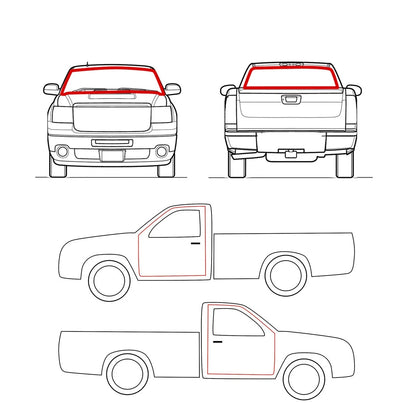 Complete Weatherstrip Seal for Mitsubishi Triton L200