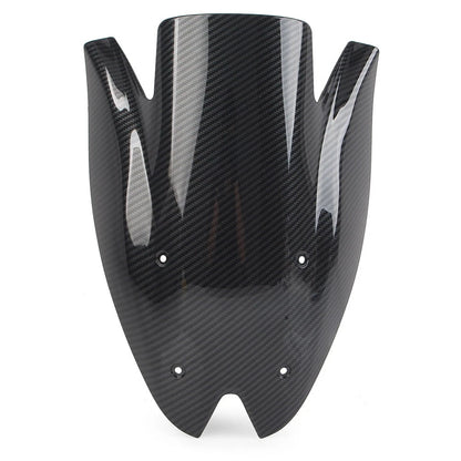 Windshield Windscreen Shield for Kawasaki Z1000 (2010–2013) ABS Carbon Fiber Black