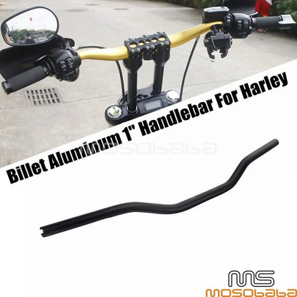 1" Motorcycle Tracker Drag Bars for Harley Dyna Softail Street Bob (2006-2023)