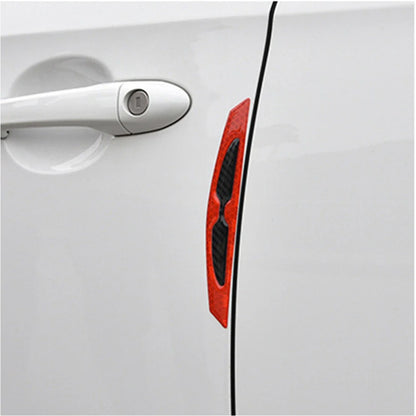 4pcs Car Door Anti-Collision Strip Bumper Guard Reflective Sticker for All Models
