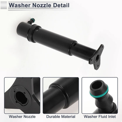 Headlight Washer Nozzle for Porsche (955, 2003-2010) - 1 x Front Driver/Passenger