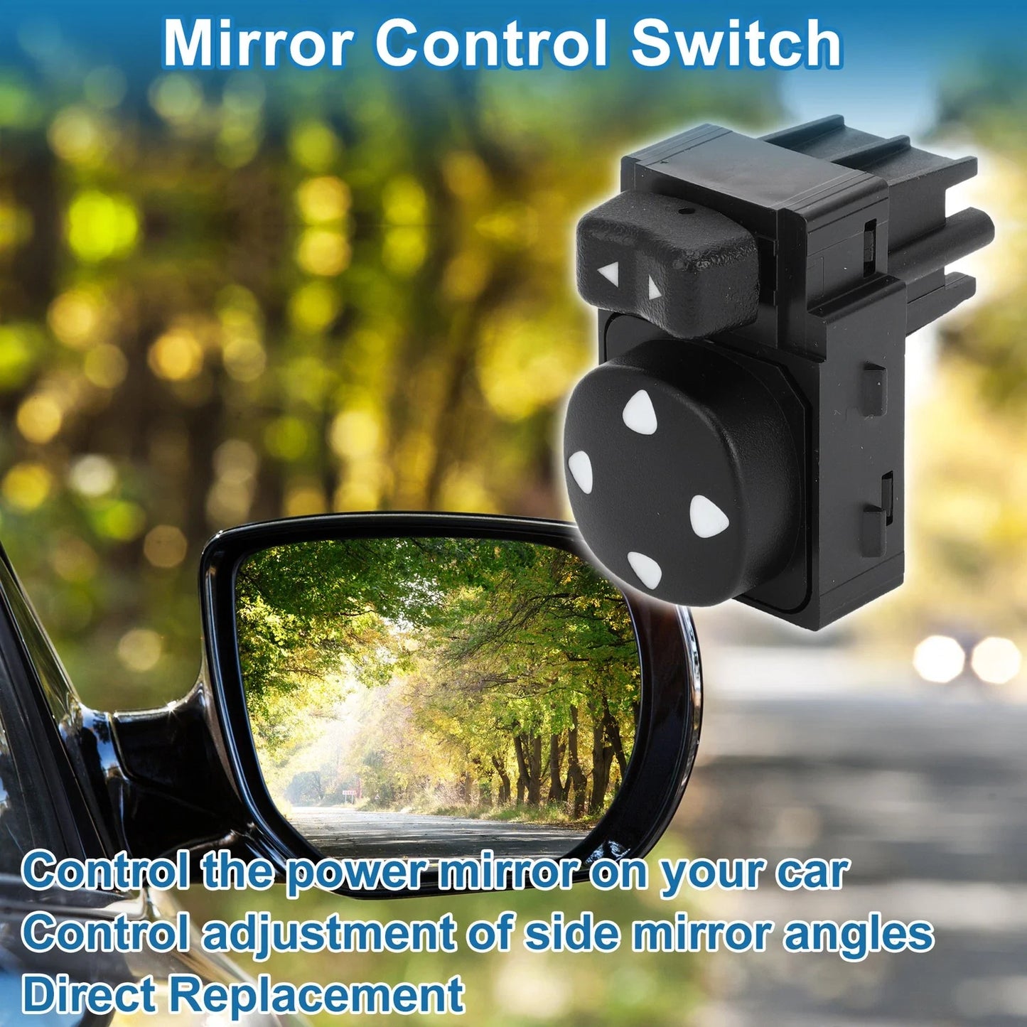 Car Mirror Remote Control Switch for Chevrolet Impala, S10 (2000-2005)