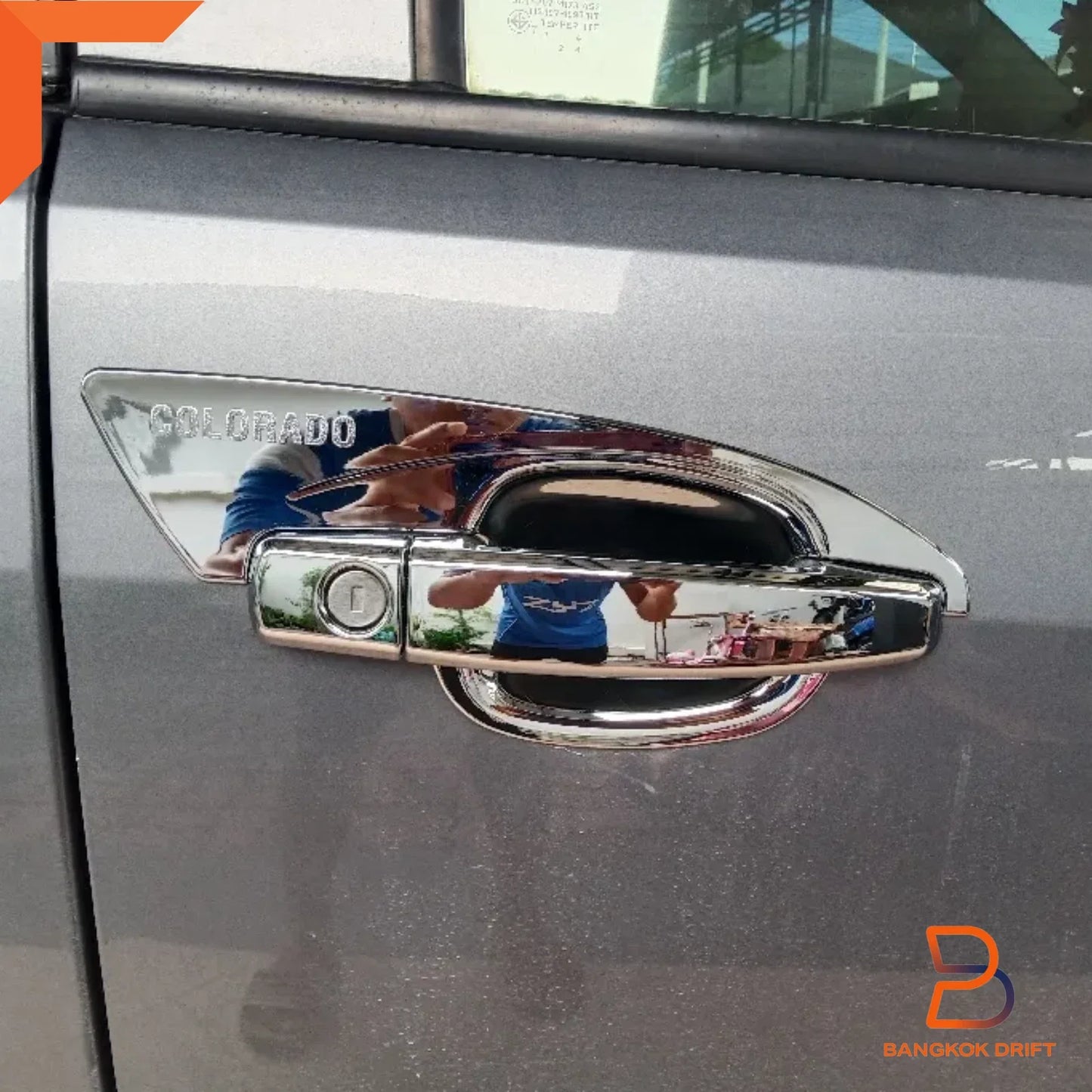 Chrome Door Handle Cover + Keyhole for Holden Colorado RG Ute (2012-2020)