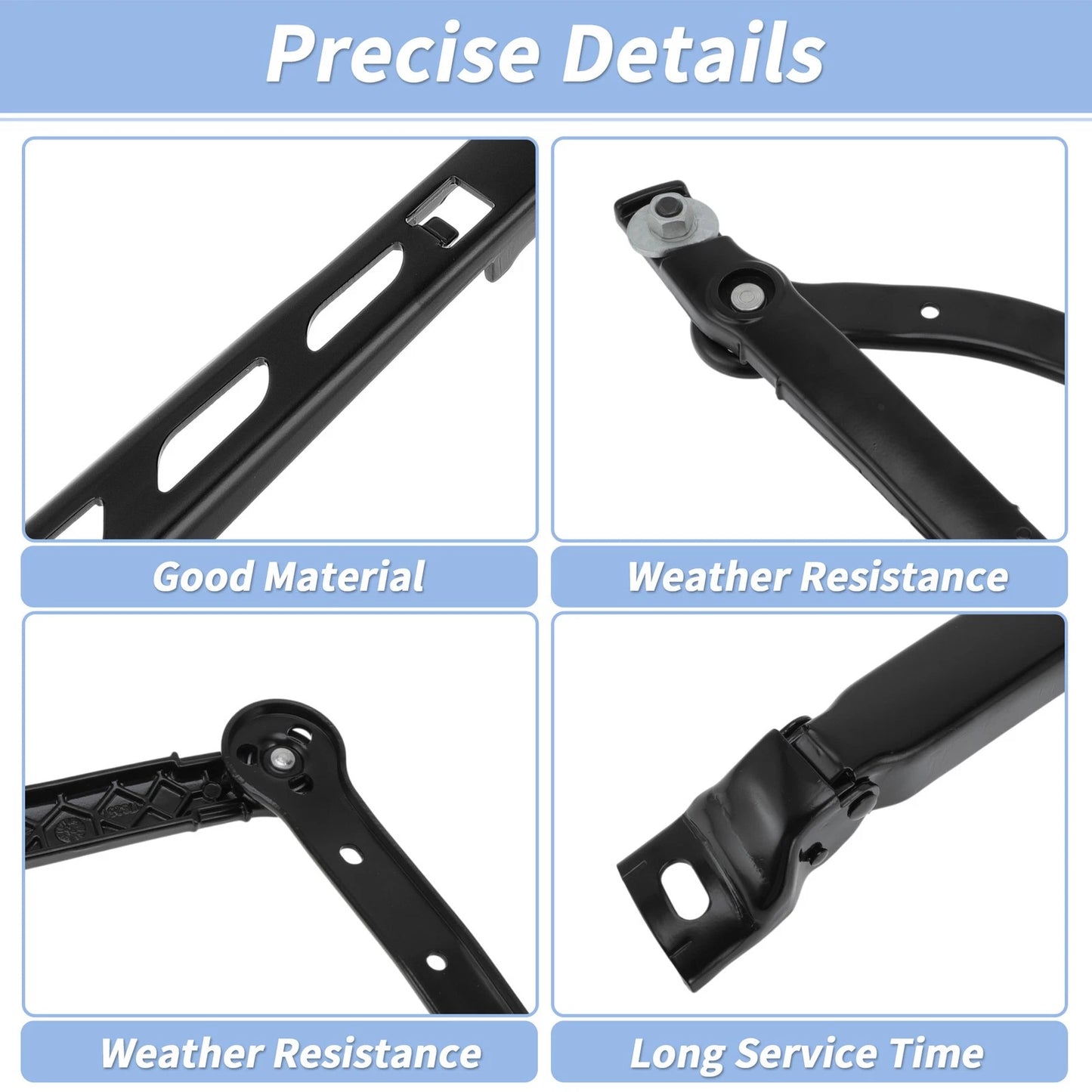 Front Right Windshield Wiper Arm for BMW 5 6 Series (2004–2010) No.61617129885