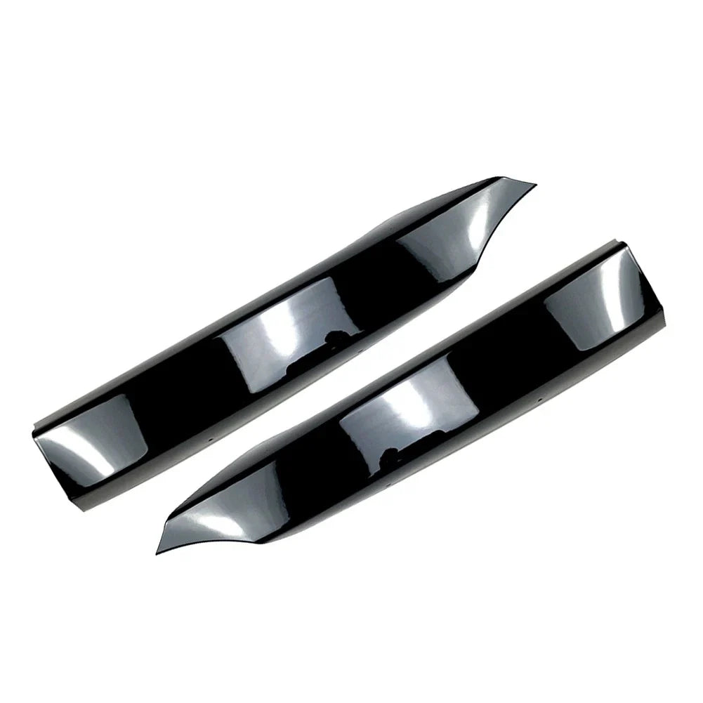 Gloss Black Front Bumper Side Spoiler Lip for BMW 1 Series E82 E88 (08-13)
