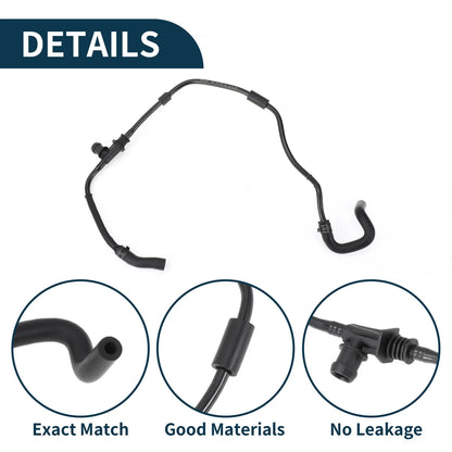 Radiator Hose Coolant Pipe for Audi A4 (2019) No. 06L121081AE Plastic Black