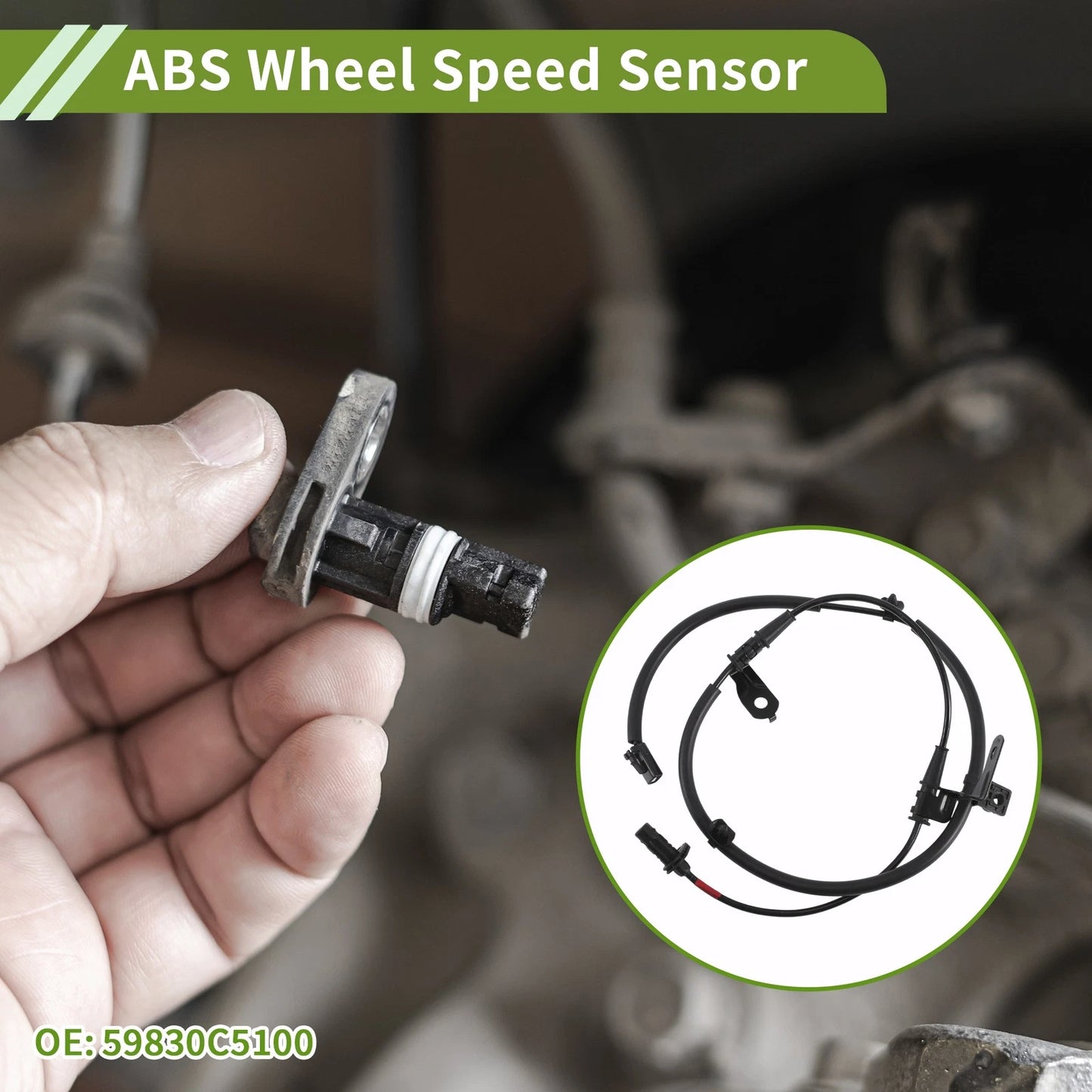 ABS Wheel Speed Sensor No. 59830C5100 for Kia Sorento (2016–2020)