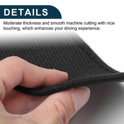 Car Door Leather Anti Kick Pad Sticker for Porsche Macan (2016-2024) Black Set