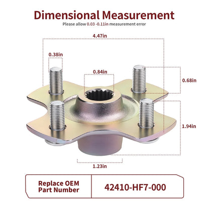 Rear Wheel Hub for Honda TRX90 TRX90X TRX90EX (1993–2024)