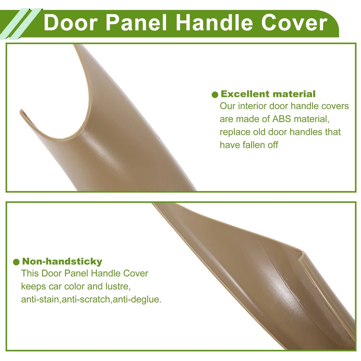 Door Panel Handle Pull Trim Cover for BMW 3 Series F30 (2012–2019) No. 51417279311 Beige