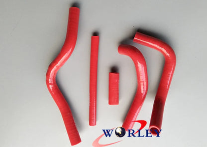Silicone Radiator Hose for Suzuki RM125 1989-1991 ( Black)