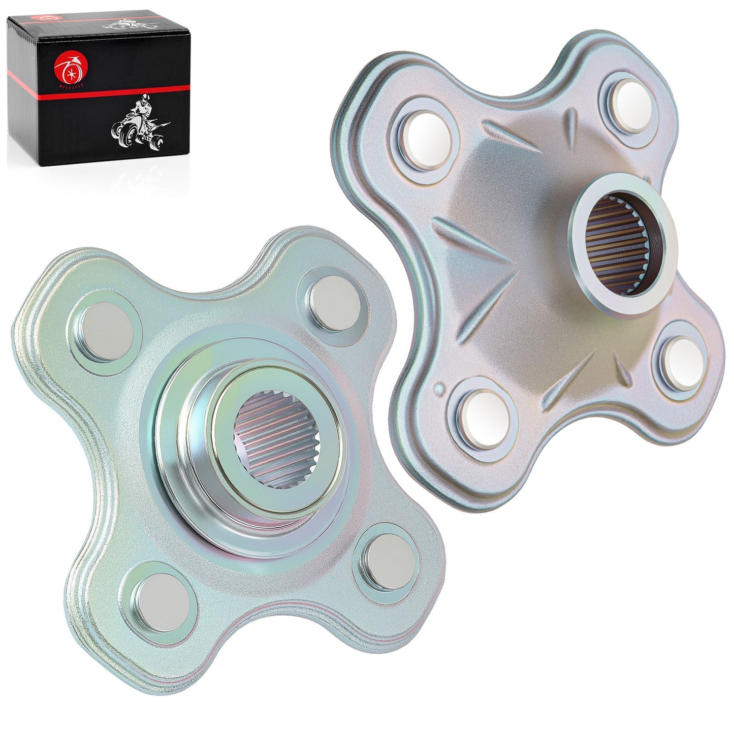 Set of 2 Rear Wheel Hubs for Yamaha Big Bear 400 (2000–2006)