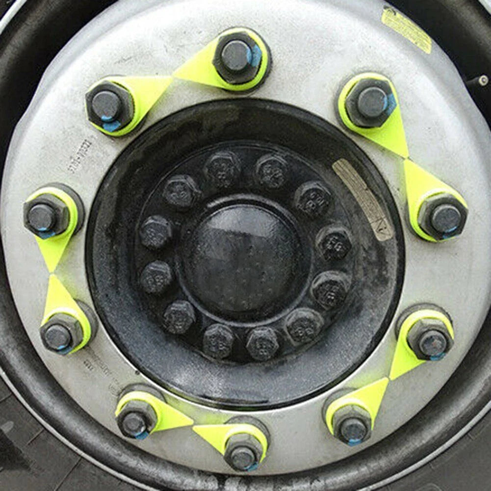 Wheel Nut Indicator 19mm 25PC for Car PU Yellow