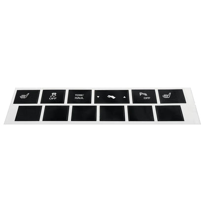 Heated Seat Traction Button Repair Sticker for Jeep Commander (2006–2010)