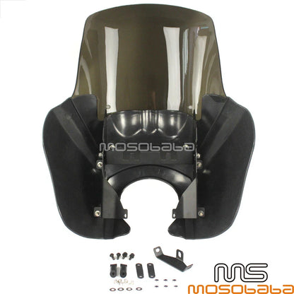15" Windshield Extension Block Headlight Fairing for Harley Dyna FXDXT (2006-2017)