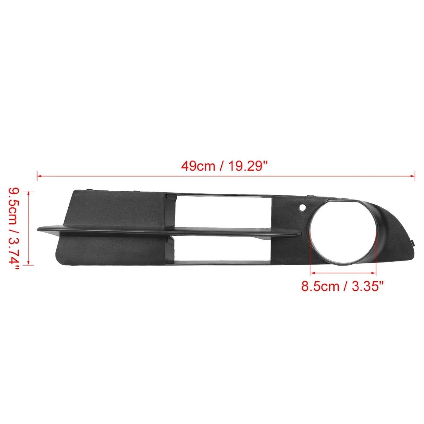 Front Left Fog Light Grille Cover Trim for BMW 525i (2004-2007)