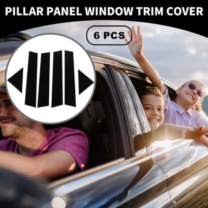 Set of 6 Car Pillar Window Trim Covers for Chrysler 300 300C (2005–2010)